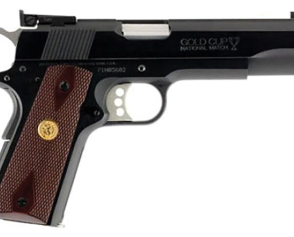 Colt Gold Cup National Match .38 Super Auto Pistol Semi-Auto 5″ Barrel 9 Rd