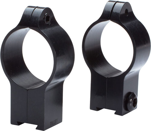 TALLEY RINGS HIGH 1″ ANSCHUTZ – RIMFIRE DOVETAIL BLACK