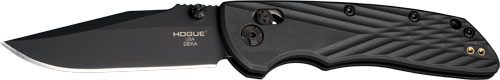 HOGUE DEKA ABLE LOCK FLDR 3.25 – CLIP POINT BLADE POLY BLACK