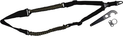 TOC TACTICAL PARACORD SLING – w/ ADAPTER & WRENCH SINGLE PT