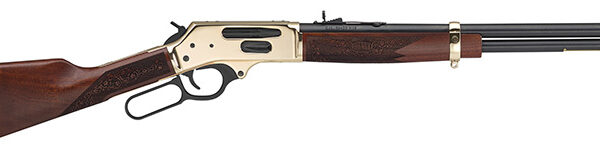 Henry Lever Action .45-70 Govt Rifle 20″ Blued Walnut Adj Sights 4-rd