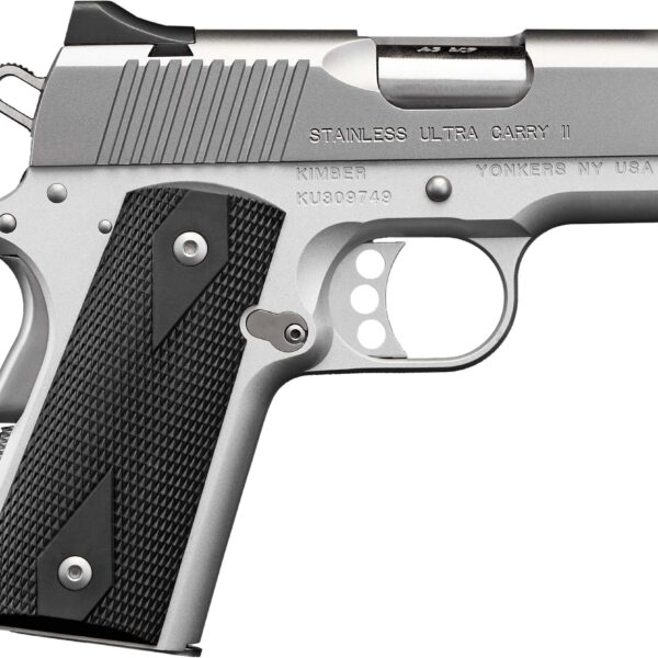 Kimber Stainless II 45AP 1911 Single-Action Pistol 5″