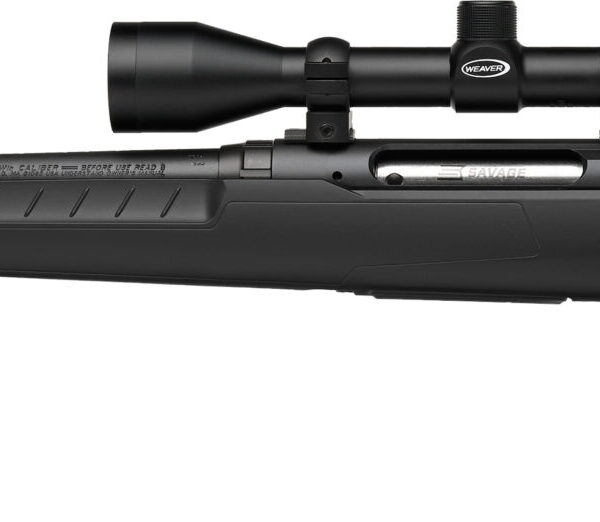 Savage Arms Axis XP Bolt-Action Left-Hand Rifle .308 Win 22″ Black w/Scope