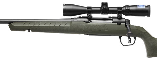 Savage Arms Axis 2 XP Bolt-Action Left-Hand Rifle .223 Rem 22″ OD Green w/Scope