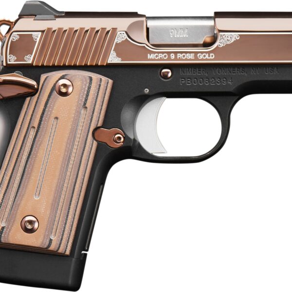 Kimber Rose Gold Ultra II 9mm 1911 Ultra-Compact Pistol 3.15″