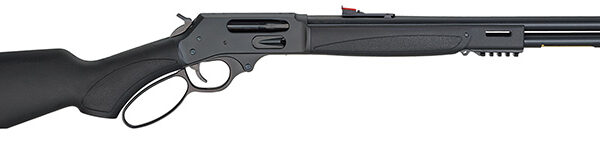 Henry Lever Action .45-70 Govt Rifle 19.8″ Blued Walnut Adj Sights 4-rd