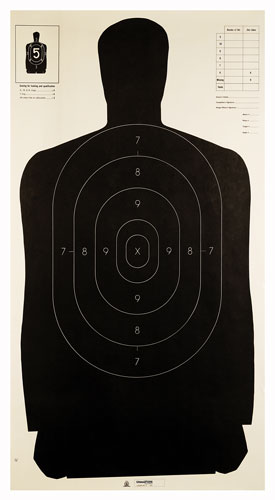 CHAMPION TGT PAPER 24″X45″ – B27 POLICE TARGET 100PK