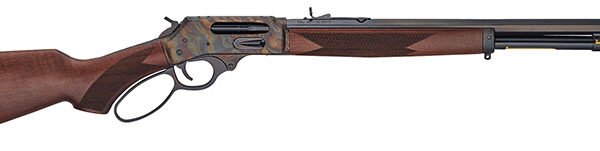 Henry Lever Action .22 LR Rifle 22″ Blued Walnut Adj Sights 4-rd