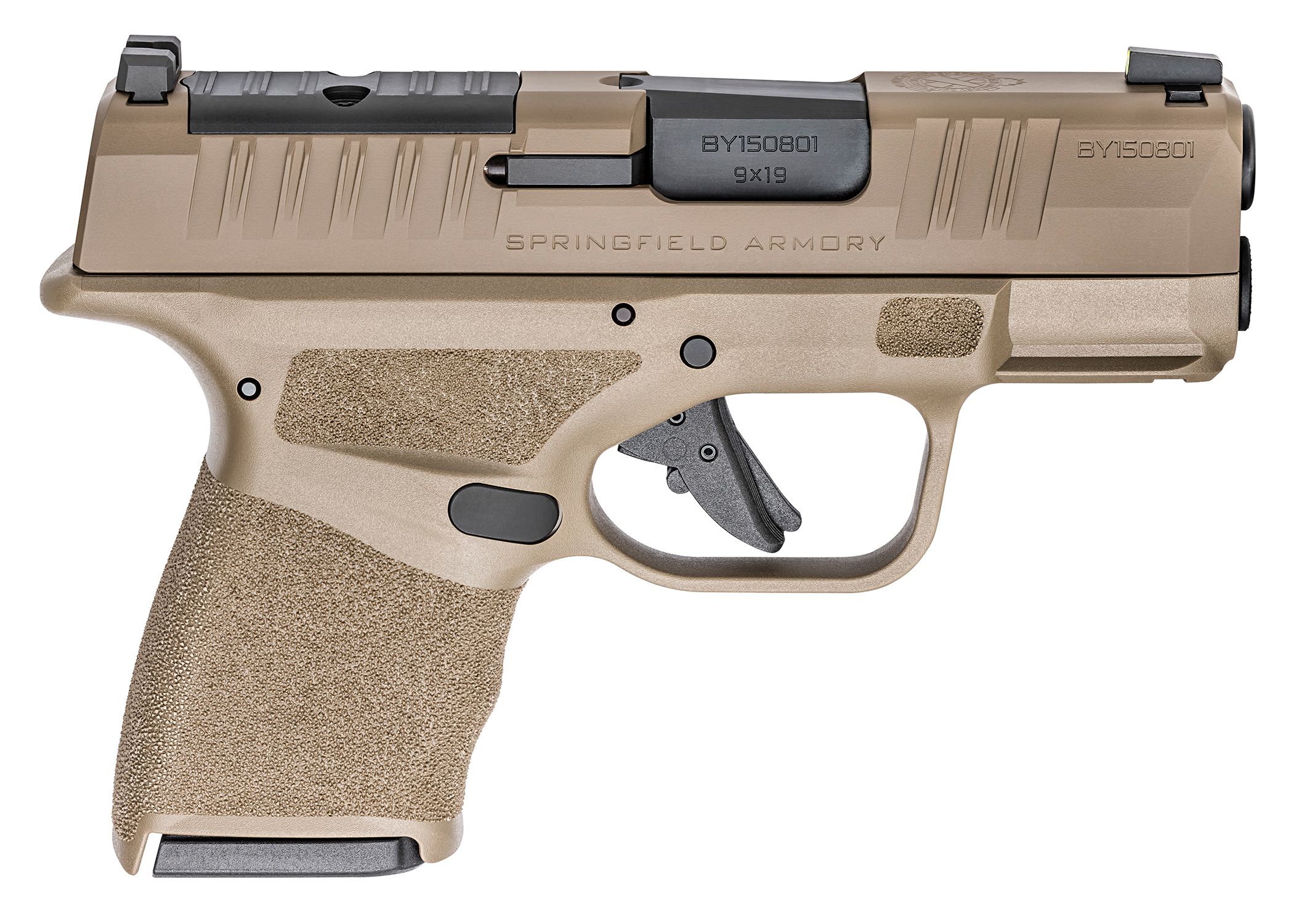 Springfield Armory Hellcat OSP 9mm Micro-Compact Pistol 3" FDE 13+1 Night Sights