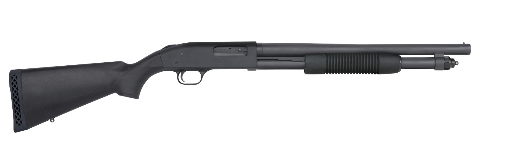 Mossberg 590 12 Gauge Pump-Action 18.5" 7-Shot Blued Bead Sight Synthetic