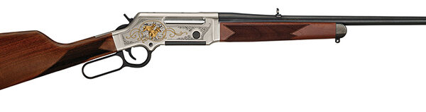 Henry Lever Action .243 Win Rifle 20″ Blued Walnut Adj Sights 4-rd