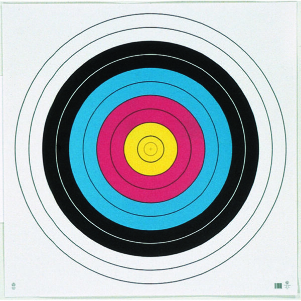 Maple Leaf Target Face FITA 10-Ring 40 cm. 100 pk.