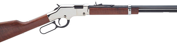 Henry Silver Boy .22 LR Lever-Action 20″ Chrome Receiver Walnut 16-rd