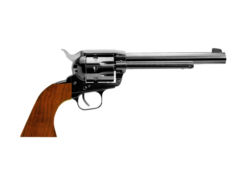 EAA Bounty Hunter .22 LR/.22 Mag 6.75” Single Action Revolver 6-Round Blued — Convertible