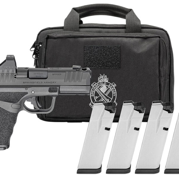 Springfield Armory Hellcat Pro OSP 9mm Pistol 3.7″ Black 15+1 Gear-Up Bundle