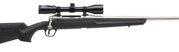 Savage Arms Axis II XP .22-250 Rem Stainless 22″ Bolt-Action Scope Package