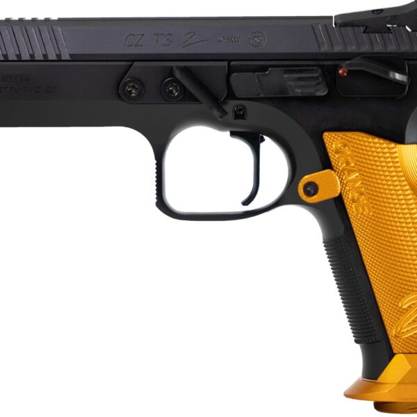 CZ 75 TS2 Orange 9mm Competition SA Pistol 5.2″ Aluminum 20+1