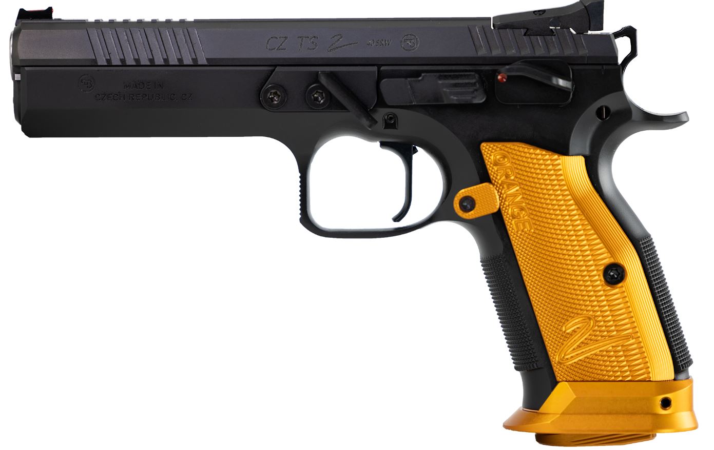 CZ 75 TS2 Orange .40 S&W Competition SA Pistol 5.2" 17+1