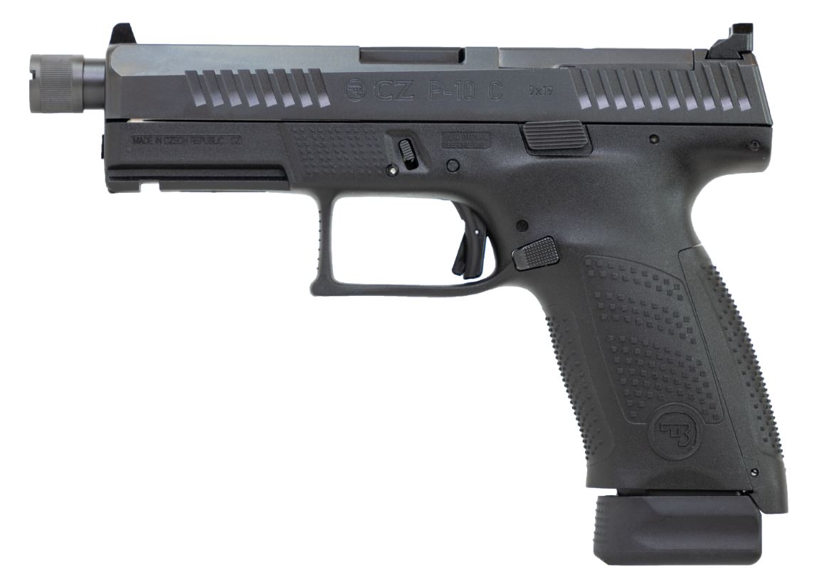 CZ P-10 C 9mm Striker-Fired Compact 4" OR Suppressor-Ready 17rd
