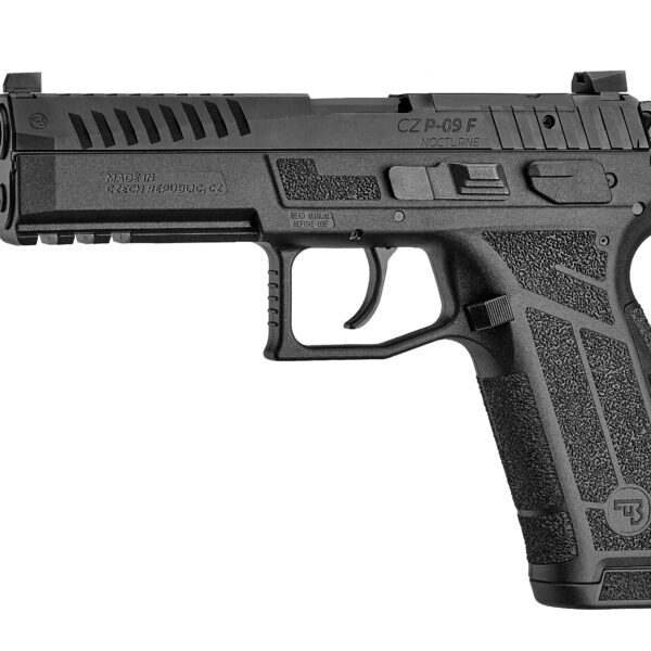 CZ P-09 Full-Size 9mm DA/SA Pistol 4.5″ Polymer OR Black 10rd