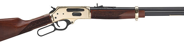 Henry Lever Action .38-55 Win Rifle 20″ Blued Walnut Adj Sights 5-rd