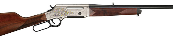 Henry Lever Action .243 Win Rifle 20″ Blued Walnut Adj Sights 4-rd