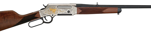 Henry Lever Action Rifle 20″ Blued Walnut Adj Sights 5-rd