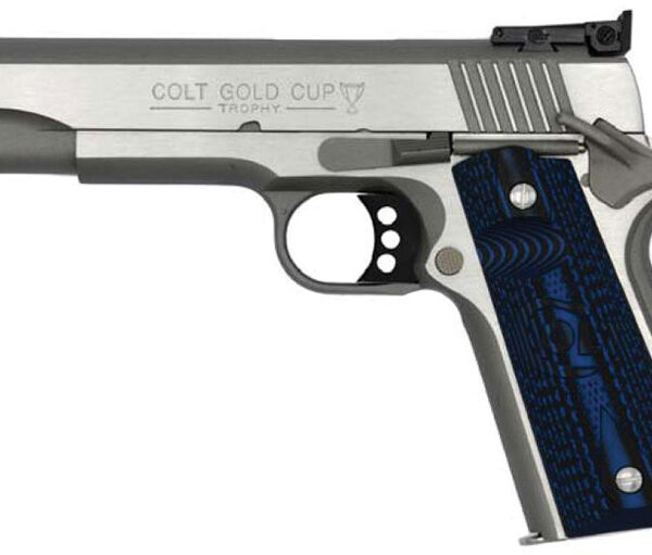 Colt Gold Cup 9mm Firearm Semi-Auto 5″ Barrel 8 Rd Stainless