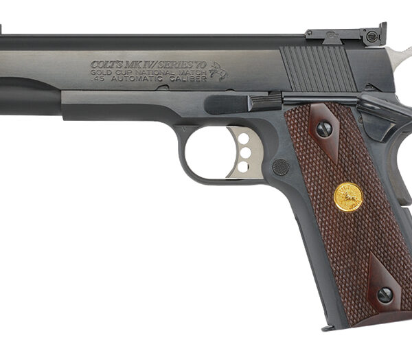 Colt Gold Cup .45 ACP Pistol Semi-Auto 5″ Barrel 8 Rd Stainless