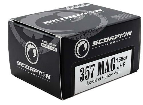 SCORPION 357 MAG – 158GR JHP 20RD 10BX/CS