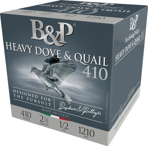 B&P 410 2.5″ 1/2OZ #6 – 1210FPS 250RD CASE LOT