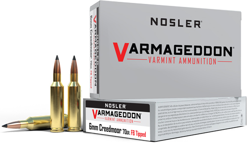 NOSLER VARMAGEDDON 6MM CM – 70GR FBT 20RD 10BX/CS
