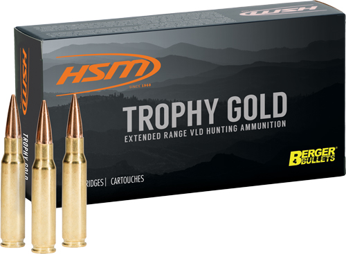 HSM TROPHY GOLD 7MM RUM 180GR – BERGER HUNTING VLD 20RD 20BX/C