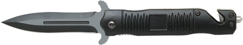 ABKT BLACK STILETTO ASSISTED – OPENER 3.5″ BLADE W/BREAKER