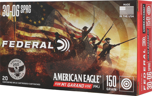 FEDERAL AE 30-06 150GR SP – 20RD 10BX/CS AMERICA 250TH