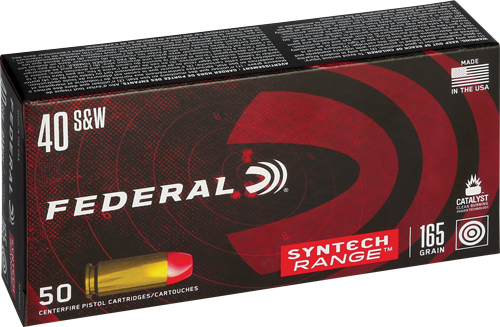 FEDERAL AE 40 SW 165GR TOTAL – SYNTHETIC JACKET 50RD 10BX/CS