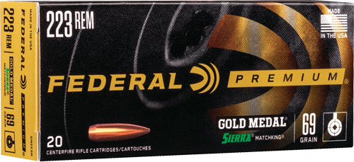FEDERAL GOLD MEDAL 6.5 CM – 140GR MATCHKING 20RD 10BX/CS