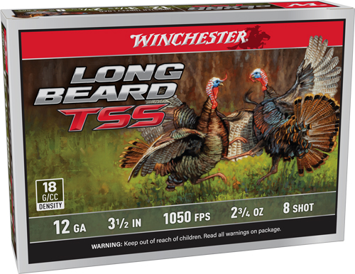 WINCHESTER LONG BEARD TSS 12GA – 3.5″ 2 3/4OZ #8 5RD 10BX/CS