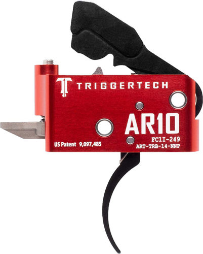 TriggerTech AR-10 Two Stage Trigger Diamond Pro Curved Black