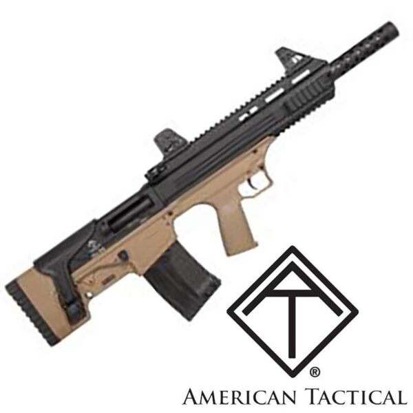 American Tactical / ATI Bulldog SGA 12 Gauge 18.5 inch 5 Round Tan and Black