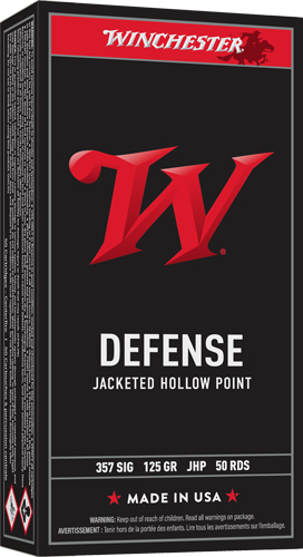 WINCHESTER USA 357 SIG – 125GR JHP 50RD 10BX/CS