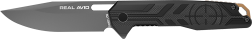 REAL AVID RAV-7 KNIFE ASSISTED – FOLDING 3.25″ BLADE GRAY ALUM.