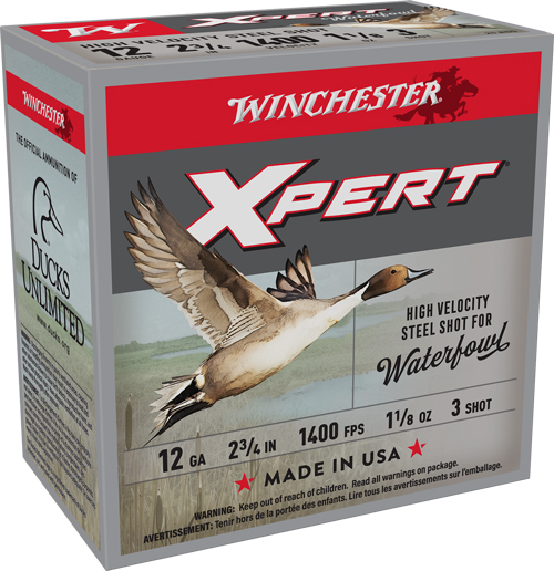 WINCHESTER XPERT 12GA 2.75″ – 1-1/8OZ #3 1400FPS 25RD 10BX/C