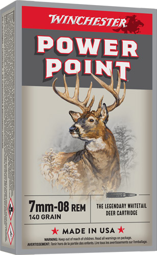 WINCHESTER SUPER-X 7MM-08 REM – 140GR POWER POINT 20RD 10BX/CS