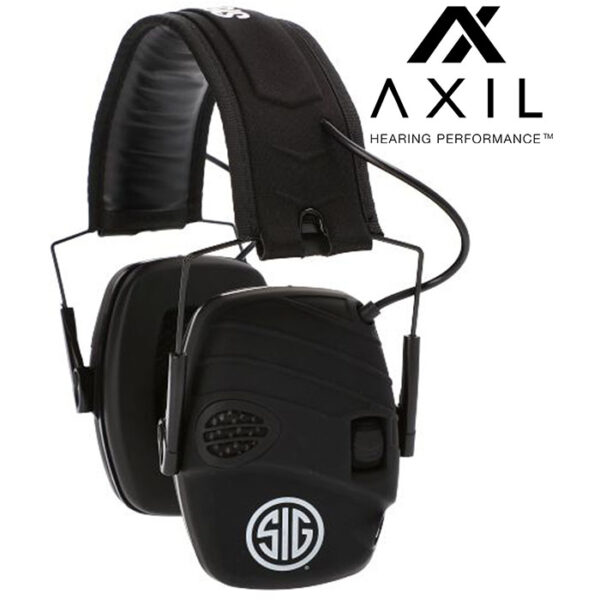Sig Branded TRACKR Electronic Headmuffs 25 dB SNR