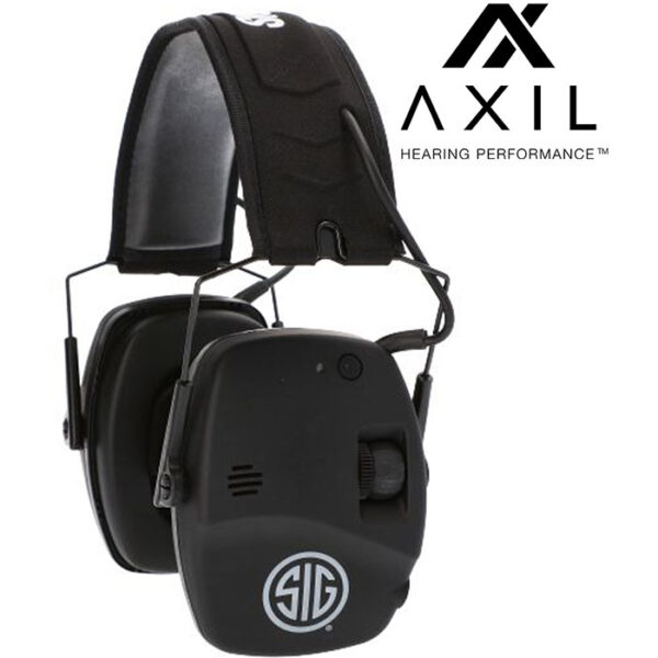 Sig Branded TRACKR BLU Headmuffs 27 dB SNR