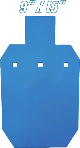BASH TARGET AR500 SILHOUETTE – HALF SIZE 9″X15″-1/2″ THICK