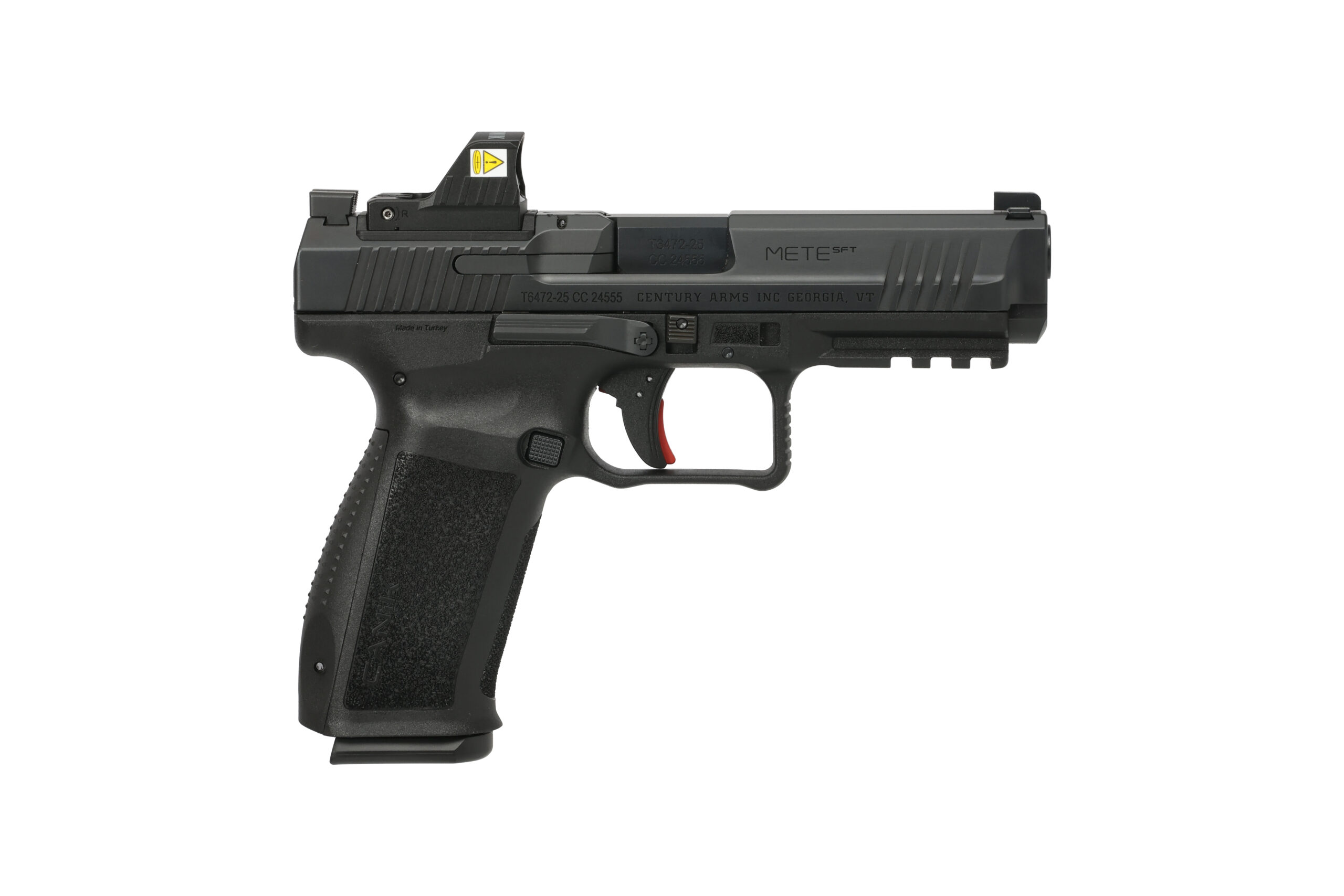 Canik Mete SFT 9mm 4.46” Black Pistol 18+1 Optic Ready — Full Size Striker