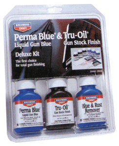 B/C DELUXE PERMA BLUE/TRU-OIL – COMPLETE FINISHING KIT