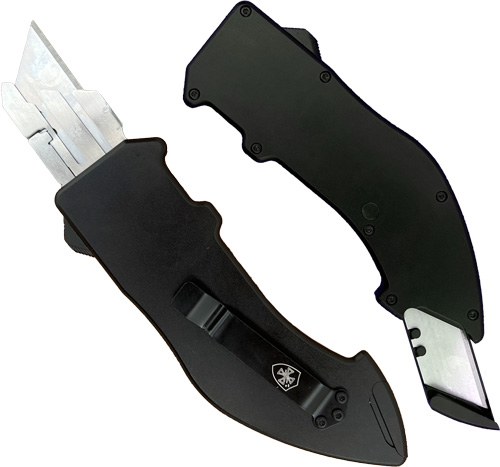 TEMPLAR UTILITY RAZOR OTF – SQUIRE BLACK WITH 5 BLADES